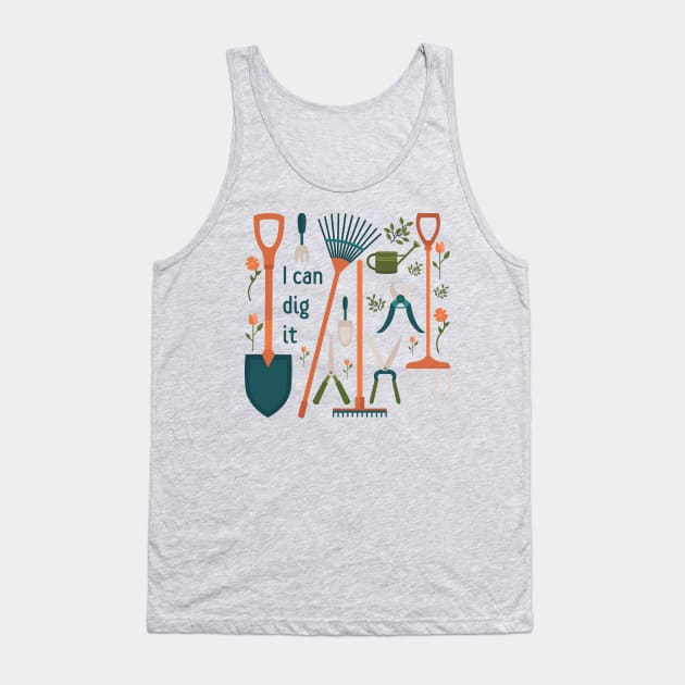 Gardeners can dig it! Tank Top by moose_cooletti